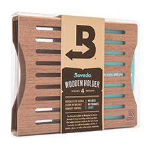 Boveda 4-Packet Wooden Holders for Humidification Packets