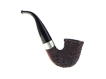 Estate Pipe No. 2261 - Peterson's Sherlock Holmes Rusticated Original - Fishtail