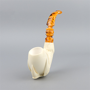 SMS Meerschaum  Pipe No. 093-ECS-3 - Smooth Eagle Claw
