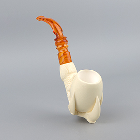 SMS Meerschaum  Pipe No. 093-ECS-4 - Smooth Eagle Claw