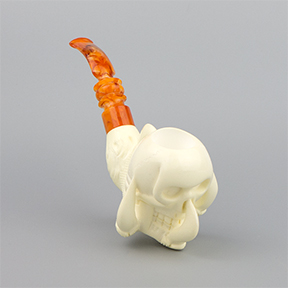 SMS Meerschaum Pipe No. 114-CS-2 - Claw & Skull
