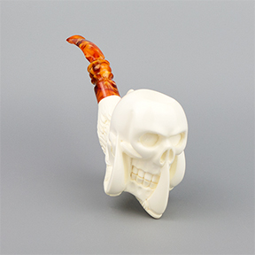 SMS Meerschaum Pipe No. 114-CS-3 - Claw & Skull