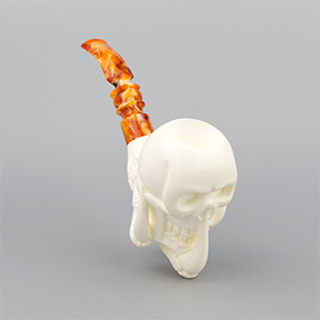 SMS Meerschaum Pipe No. 114-CS-4 - Claw & Skull