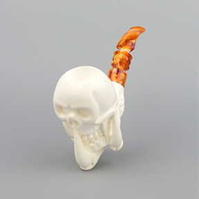 SMS Meerschaum Pipe No. 114-CS-4 - Claw & Skull