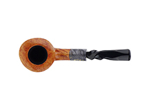 Wiley Pipe No. 973 - Feather Carved, 77