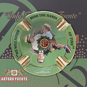 NEW Arturo Fuente Journey Through Time Ceramic Ashtrays in Green!