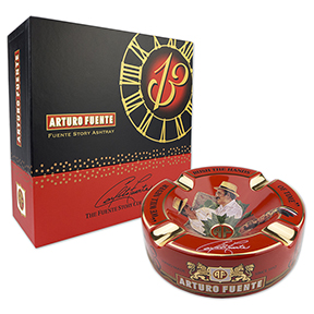 Arturo Fuente Journey Through Time Ceramic Cigar Ashtrays Now Available in Red!