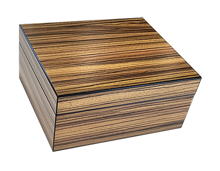 Brigham Celestial Matte Zebra Wood Cigar Humidors Brigham Celestial Matte Zebra Wood Cigar Humidors