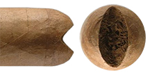 Example of a V-Cut Cigar Cap