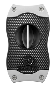 Colibri Black and Chrome Diamond V-Cut Cigar Cutter