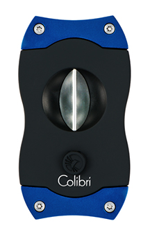 Colibri Black and Blue V-Cut Cigar Cutter