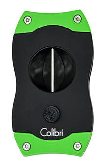 Colibri Black and Green V-Cut Cigar Cutter