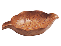 Boca Grande Natural Tobacco Leaf Cigar Ashtray by Craftsman's Bench - Accommodates 2 Cigars