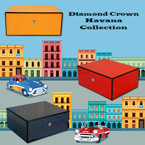 The Limited Edition Havana Collection Cigar Humidors by Diamond Crown Have Arrived!