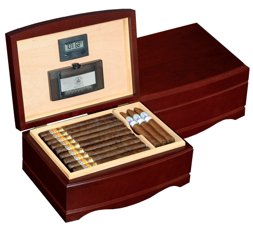 Diamond Crown The Washington Solid Cherry Cigar Humidor Diamond Crown The Washington Solid Cherry Cigar Humidor