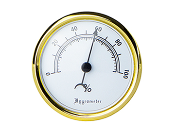 Wadsworth Analog Hygrometers Humidor Smoking Accessory Symple Stuff Finish: Gold