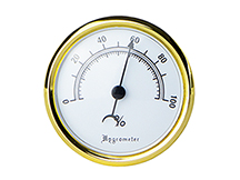 Savoy Large Analog Hygrometer - White Face