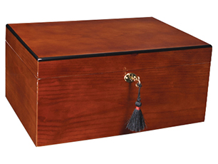 Savoy Ash Burl Cigar Humidors