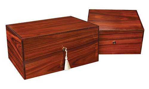 Savoy Executive Santos Rosewood Cigar Humidors