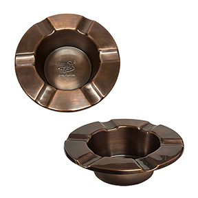 Stinky Cigar Stainless Steel Cigar Ashtray with Brushed Bronze Finish - Accommodates 6 Cigars