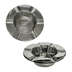 Stinky Cigar Polished Stainless Steel Cigar Ashtray - Accommodates 6 Cigars