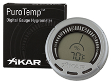 XIKAR PuroTemp Round Digital Hygrometer