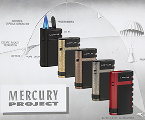 Lotus Mercury Twin Flame Cigar Lighters with Punches Now Available at Milan Tobacconists!