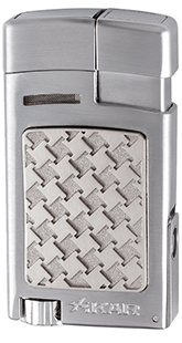 XIKAR Forte Soft Flame Cigar Lighter in Silver Finish