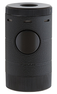 XIKAR Volta Tabletop Cigar Lighter in Black Textured Finish