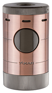 XIKAR Volta Tabletop Cigar Lighter in Vintage Bronze & Gunmetal Finish