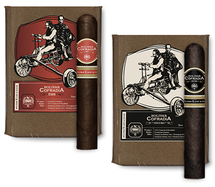 Bolivar Cofradia Lost & Found EMS and Oscuro Cigars