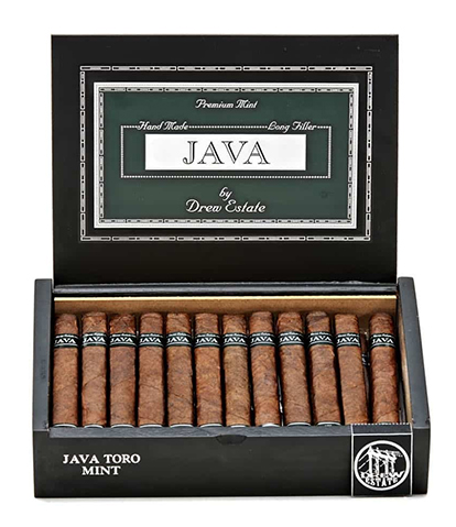 Java Mint Cigars in Corona, Robusto, and Toro Sizes