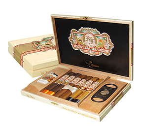 My Father Collection 6-Belicoso Cigar Assortment with Cigar Cutter & Lighter