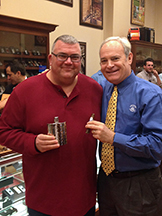 Jack won a hammer finish stainless steel flask to take his adult beverage to the next cigar herf!