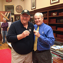 Jeff drew a Colibri lighter with his winning ticket!