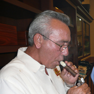Don Pepin Lights Up a Jaime Garcia Reserva Especial Cigar
