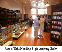 Fans of Erik Nording Begin Arriving Early