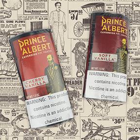 Middleton Prince Albert Cherry Vanilla and Soft Vanilla Pipe Tobacco Pouches are Back!