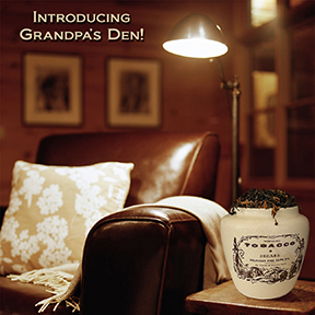 Introducing Grandpa's Den Aromatic Pipe Tobacco!