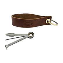 Chacom Leather Pipe Rest with Czech 3-in-1 Pipe Tool