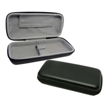 Black Vinyl 2-Pipe Travel Case