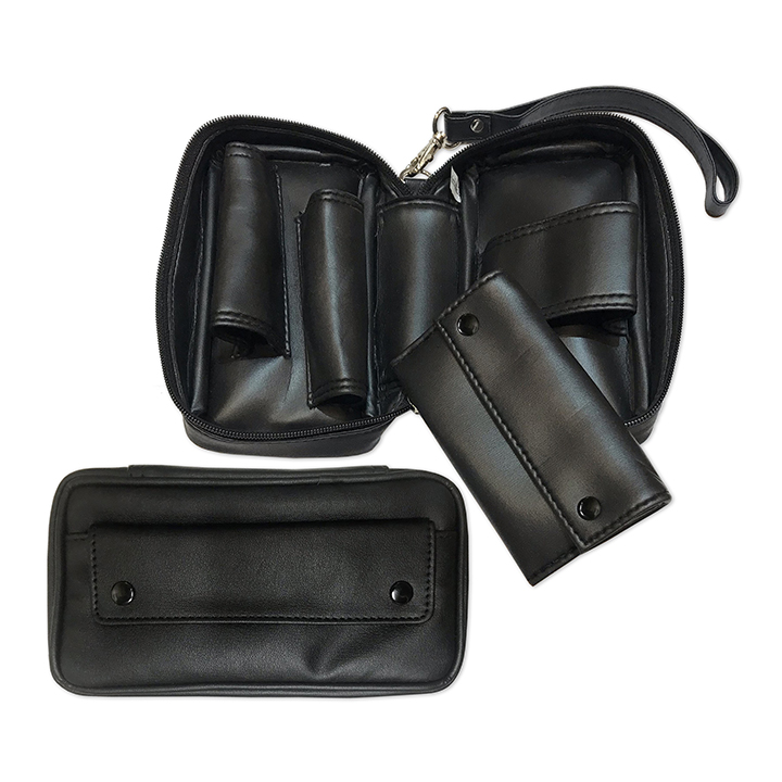 Pouch Bag Pipe Case Rolling Handmade Storage Carrying Travel Vintage PU  Leather Holder Cigarette Smoking Pouch Case Holder for Preserving & Smoking