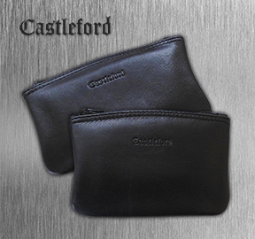 Two New Leather Tobacco Pouches by Castleford!