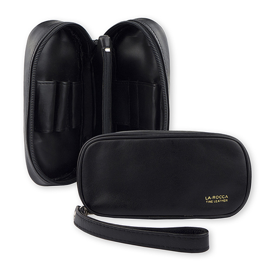 Leather and Vinyl Tobacco Pouches and Pipe Travel Cases by La Rocca