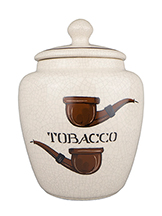 Savinelli Antiqued Ceramic Tobacco Jar - Large