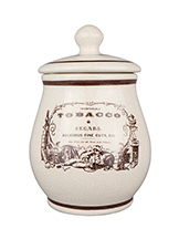 Savinelli Antiqued Ceramic Tobacco Jar - Medium