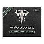 White Elephant Activated Charcoal 9mm Filters - Box of 40