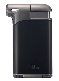 Colibri Pacific Air Pipe Lighters in Matte Black & Brushed Gunmetal Finish