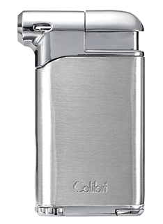 Colibri Pacific Air Pipe Lighters in Brushed & Polished Chrome Finish