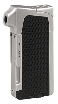 Lotus Condor Pipe Lighter in Black & Chrome Finish